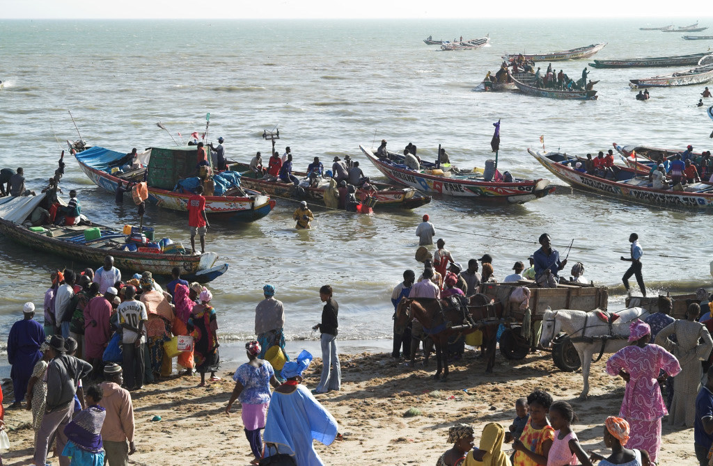 Arrivée des pêcheurs de Mbour